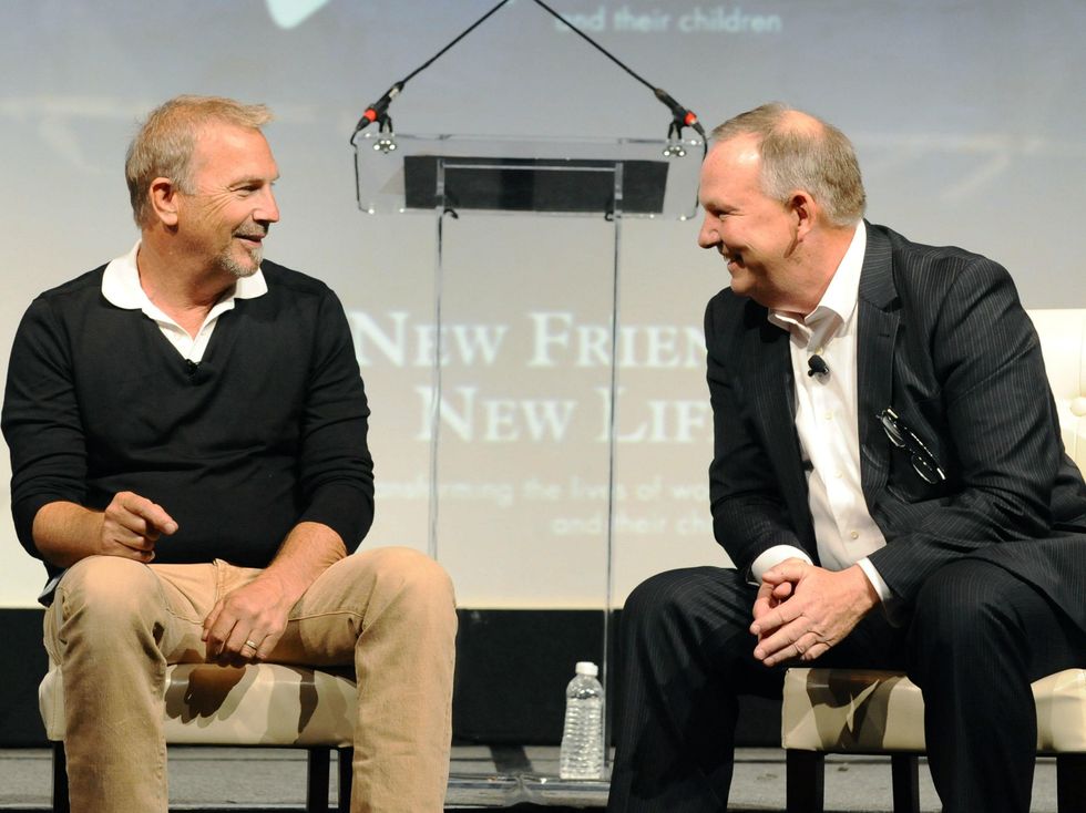 Kevin Costner, Gary Cogill, Wings Luncheon