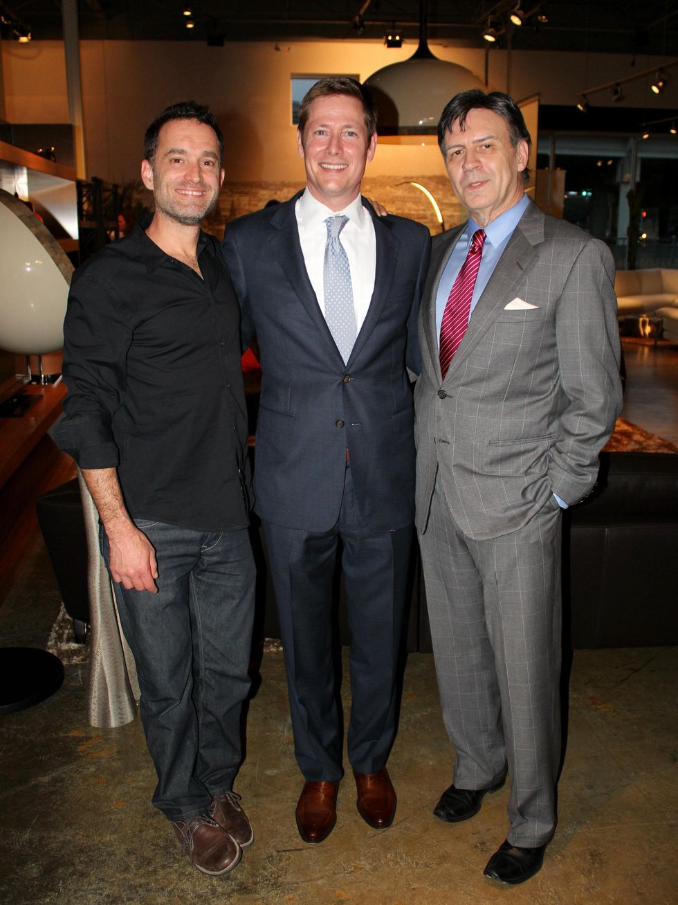 Kevin Nix, John Carlo, Don Gaiser, DIFFA Check Presentation