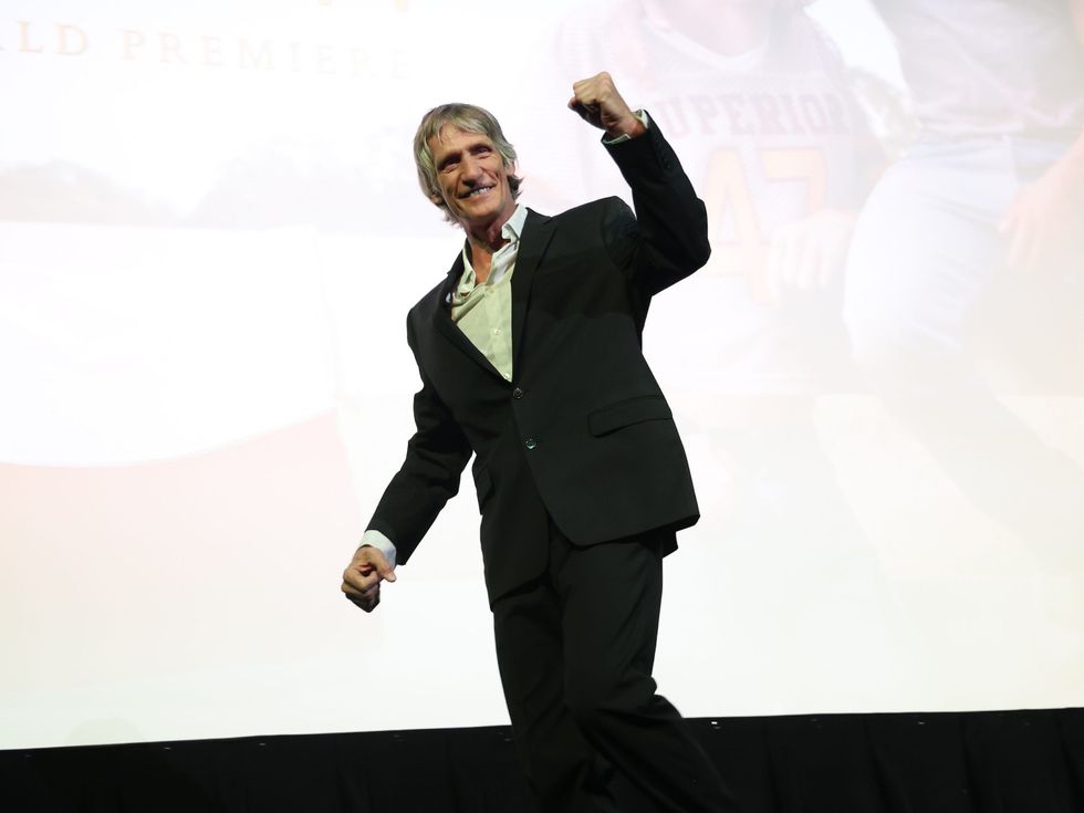 Kevin Von Erich at the world premiere of The Iron Claw