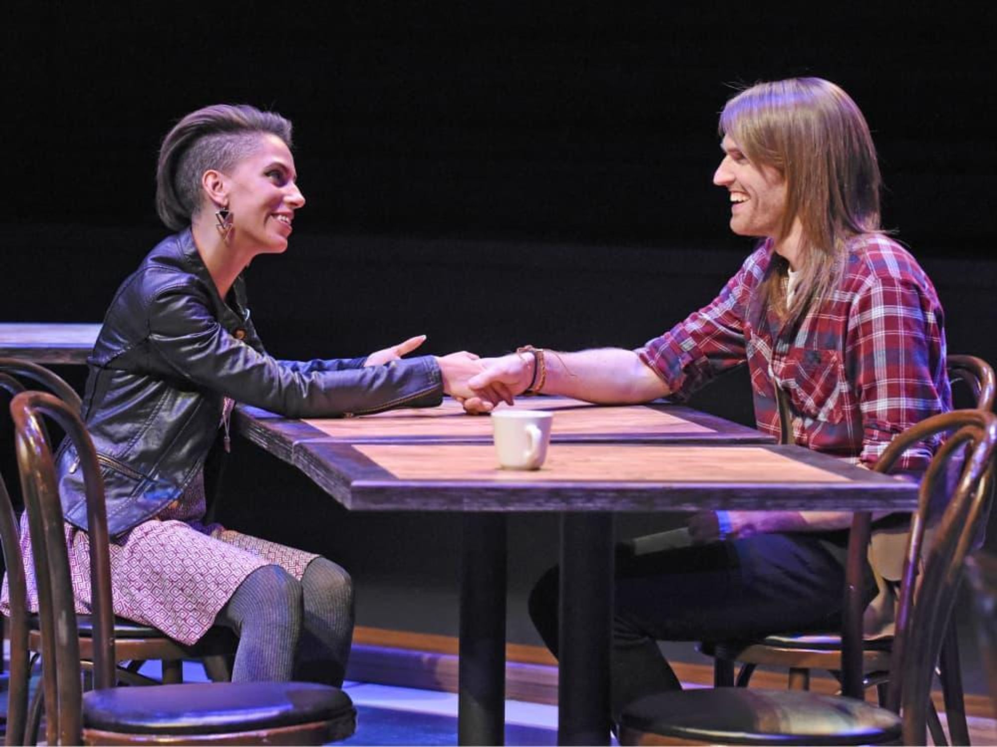 Kia Boyer and Garret Storms in The Big Meal