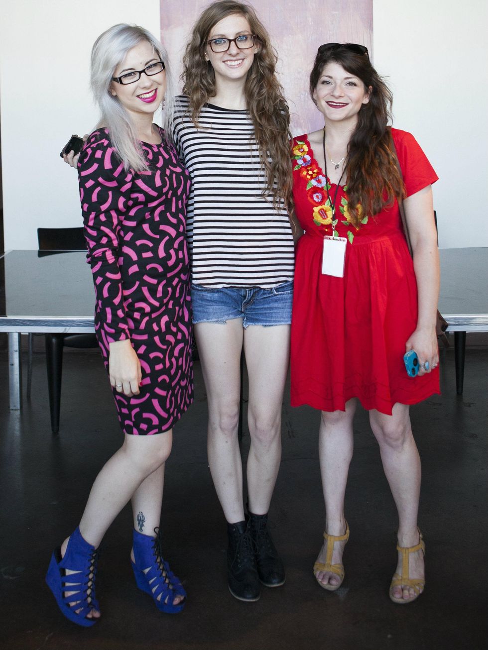 Kim awa-Watson, Abby Hudson, Bekah shamsa, art con, wrecked