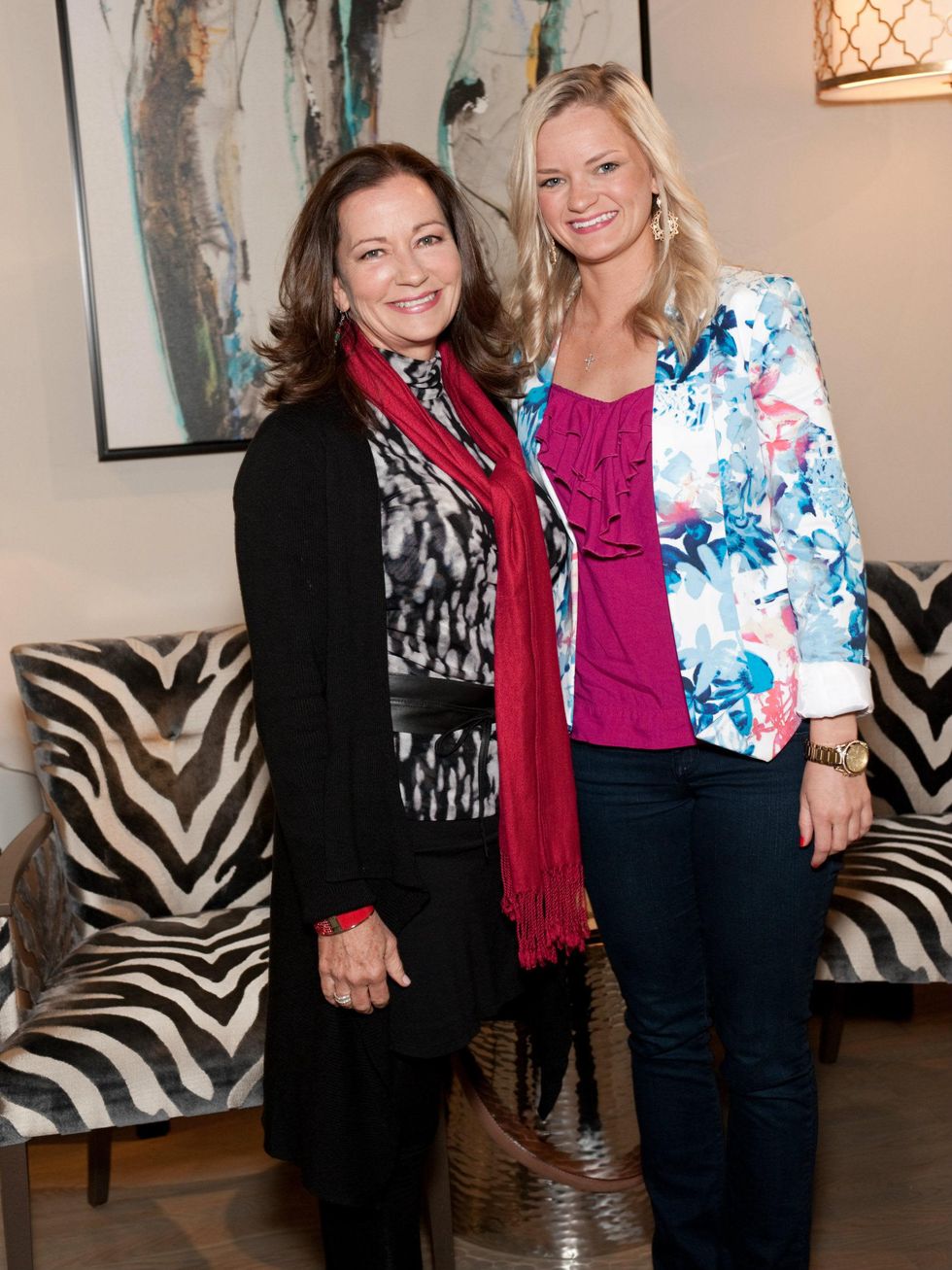 Kim Parhem, Katherine Parhem, Adriana Hoyos Opening