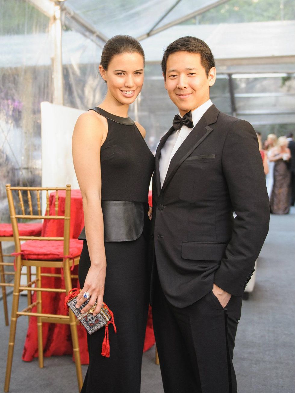 Kimberly Hays, Alex Ahn at Art Ball 2014