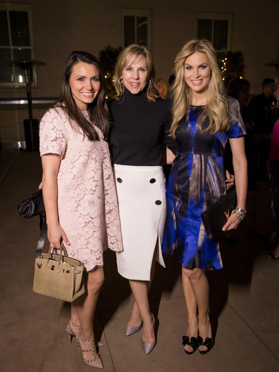 Kimberly Schlegel Whitman, Joyce Goss, Jamie O'Banion, private joule dinner party