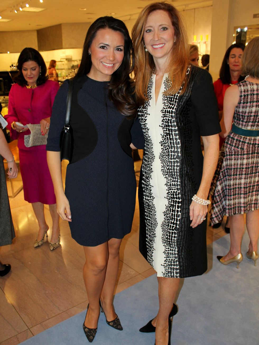 Kimberly Schlegel Whitman, Tiffany Divis, CCB 10 Best Dressed Luncheon