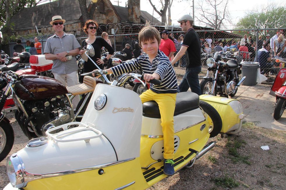 Kingsley O'Heir at Rockers vs. Mods at Lee Harvey's