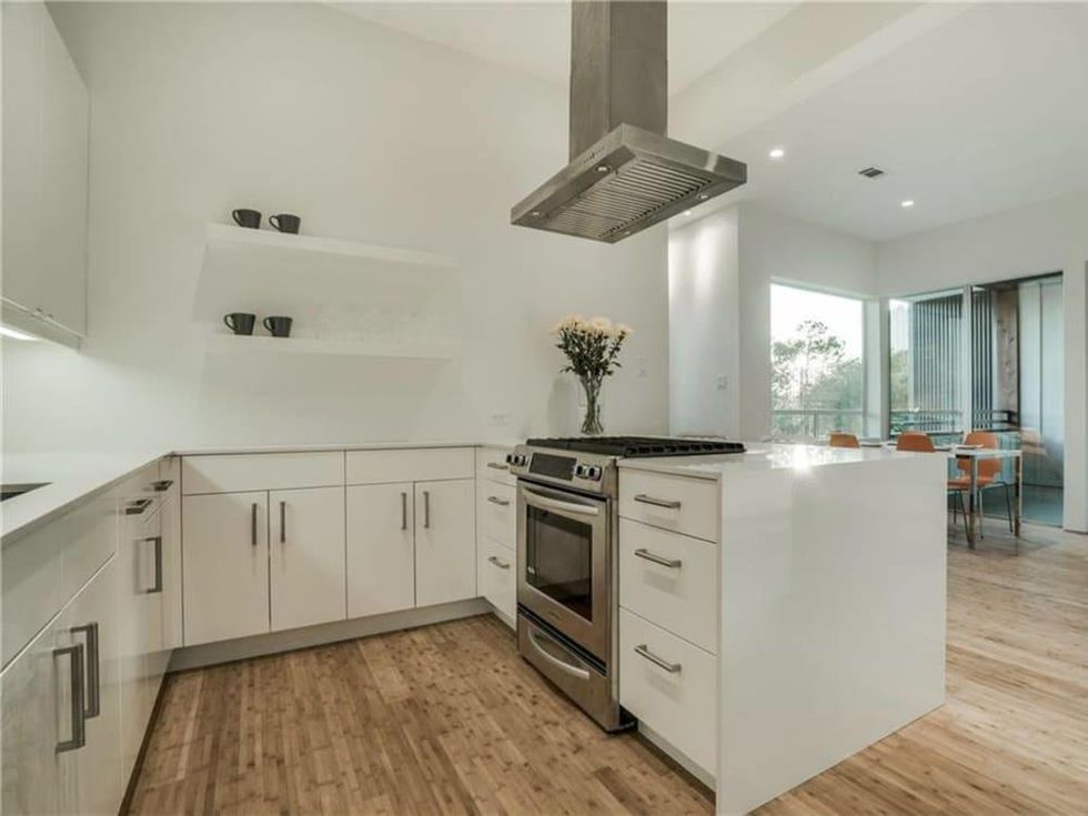 Kitchen at 4401 Roseland Ave. Unit B in Dallas