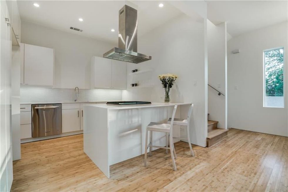Kitchen at 4401 Roseland Ave. Unit B in Dallas