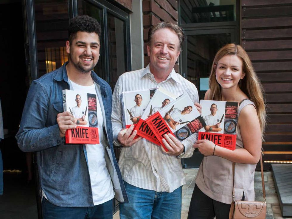 Knife Dallas John Tesar cookbook