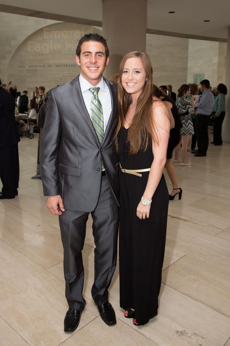 Kris Creed, Kalyssa Pollard at UNT Emerald Eagle Honors