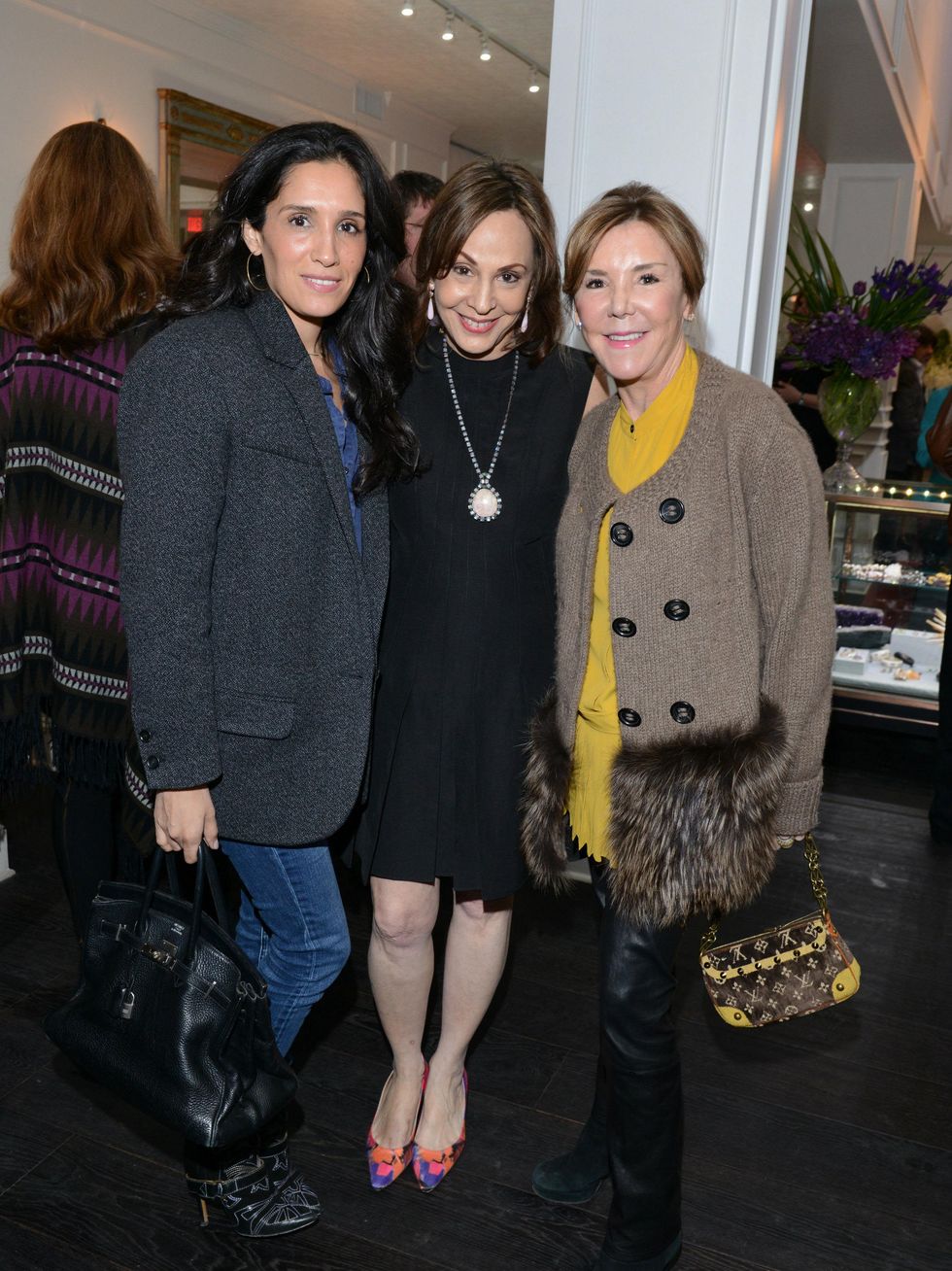 Kristie Ramirez, Joanne Teichman, Muffin Lemak, Ylang 23 Opening