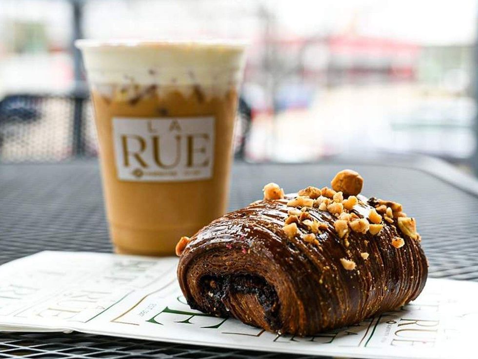 La Rue Doughnuts chocolate hazelnut croissant