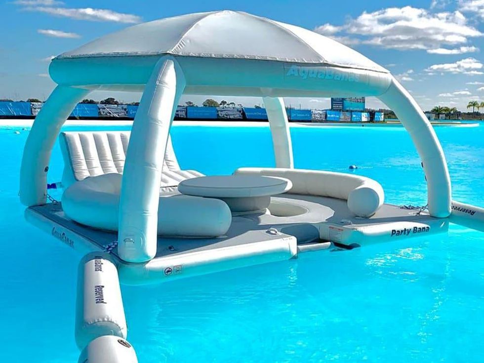 Lagoonfest Texas crystal lagoons floating cabana aquabanas