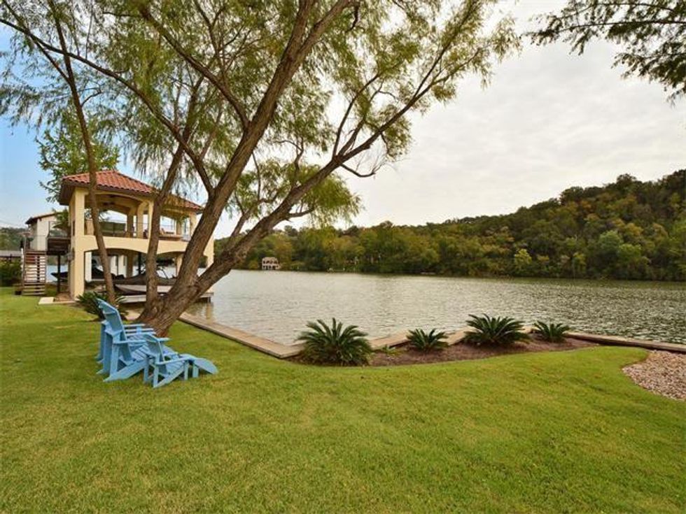 Lake view at 8300 Big View Dr. in Austin