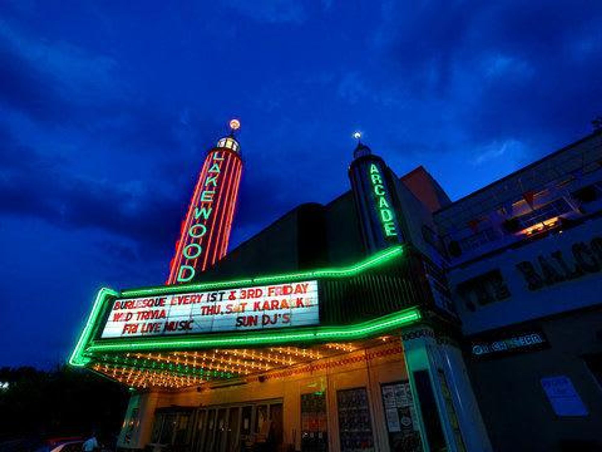 Lakewood Theater in Dallas