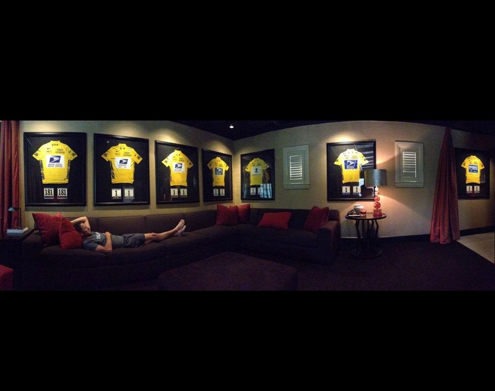 Lance Armstrong, Tour de France jerseys, November 2012