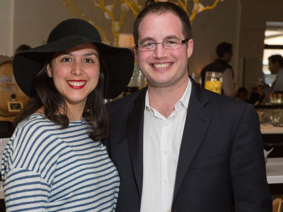 Lara Harrison, Jordan Roth, MAC kick off party