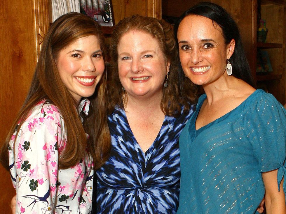 Lara Tafel, Paige McDaniel, president and CEO, Community Partners of Dallas, Joanna Clarke, vice president of development, Community Partners of Dallas, chick lit reunion
