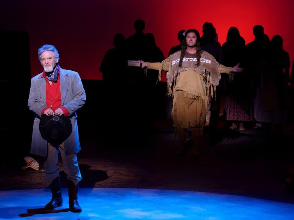 Larry Gatlin and David Phelps in Lyric Stage's Quanah