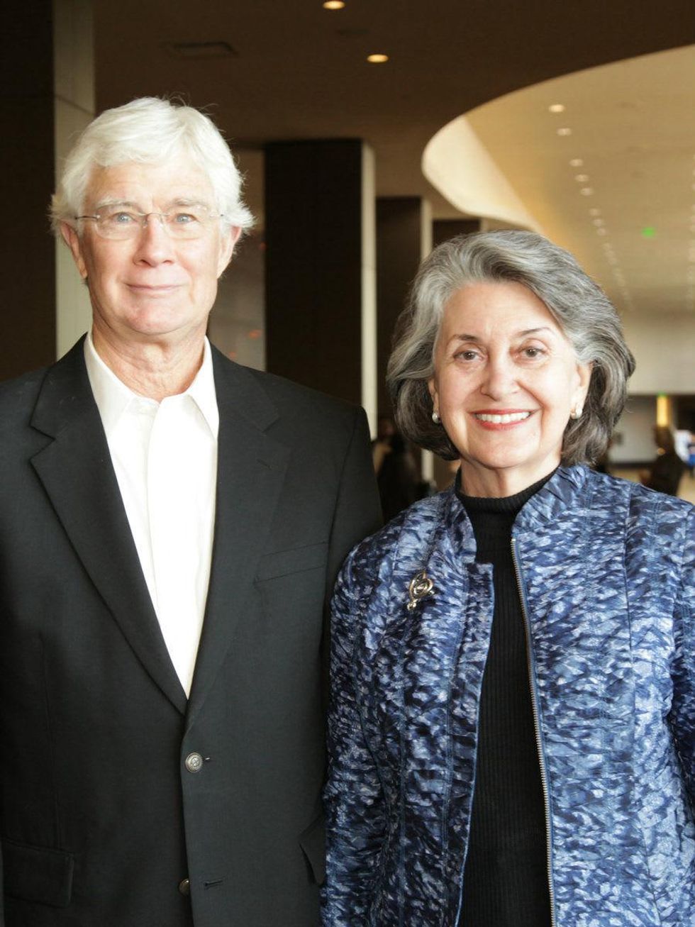 Larry Sykes, Becky Sykes, Stewpot Luncheon