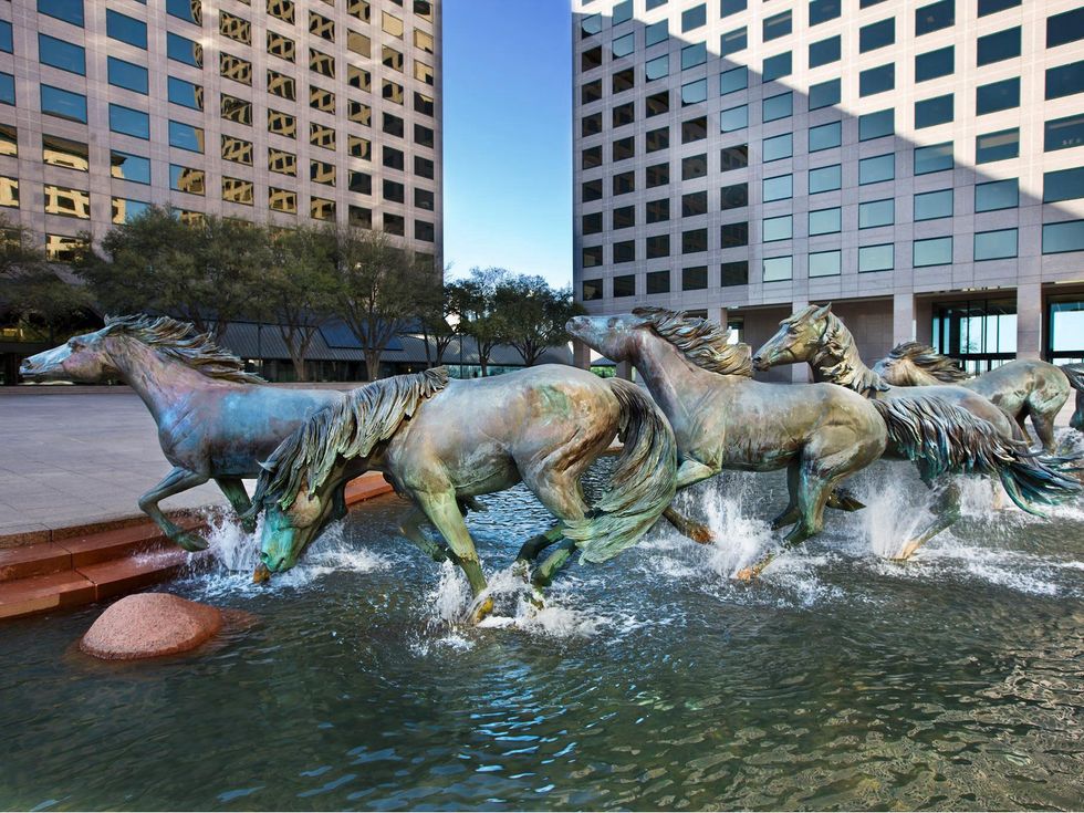Las Colinas business district in North Irving