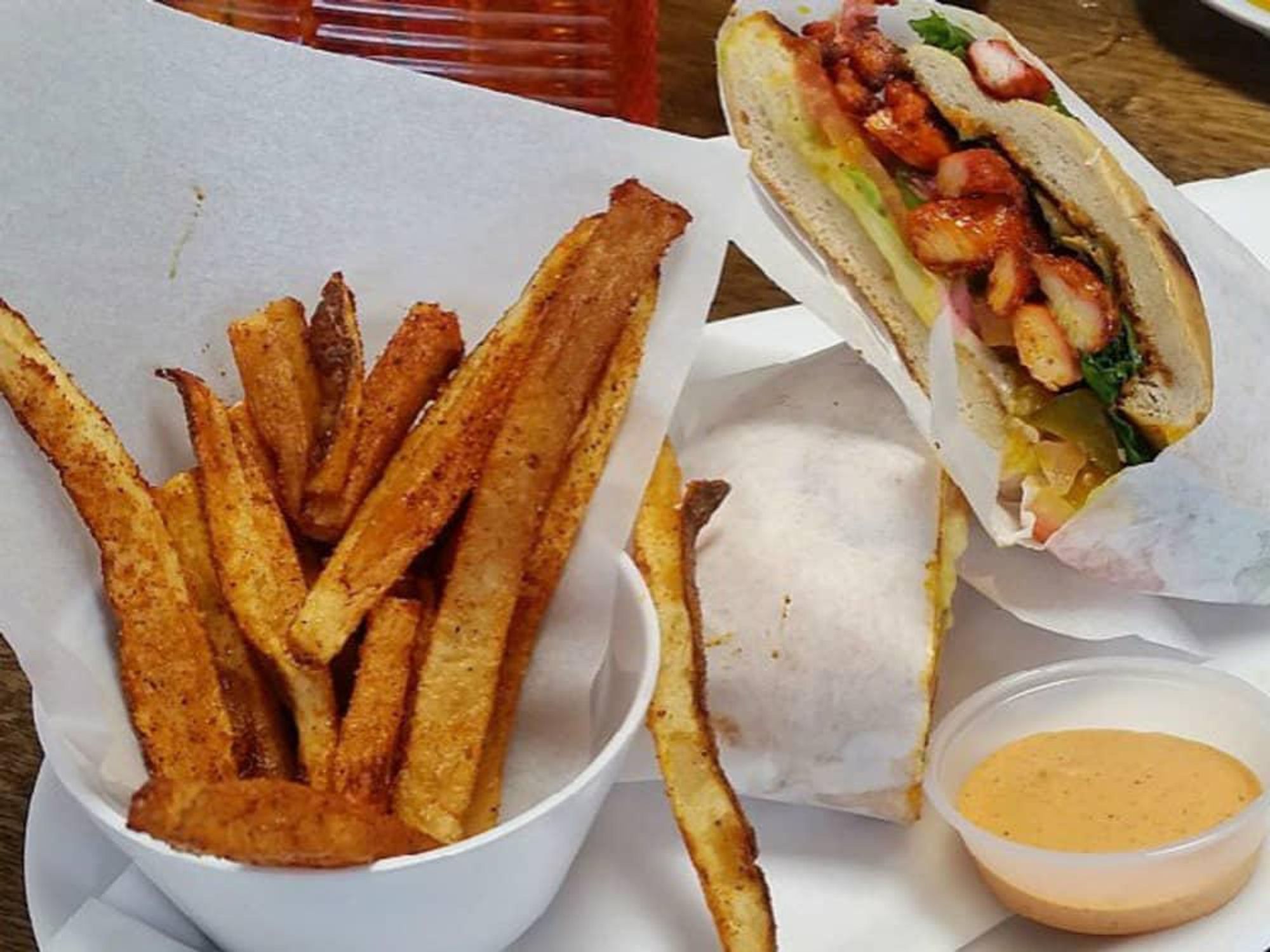 Latin Deli chicken sandwich