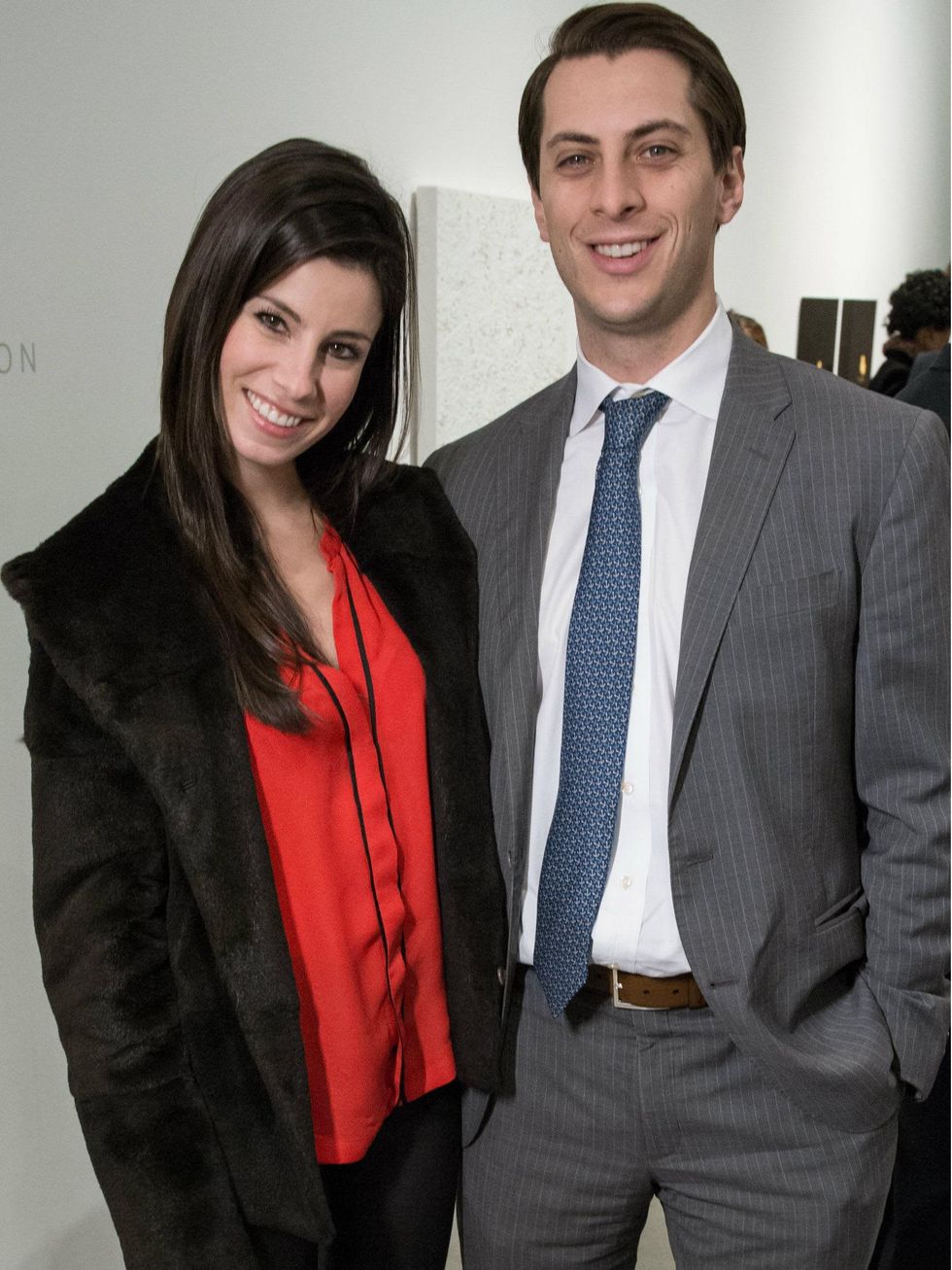 Laura Avila, Matt Cain, DMA Junior Associates Holiday Party
