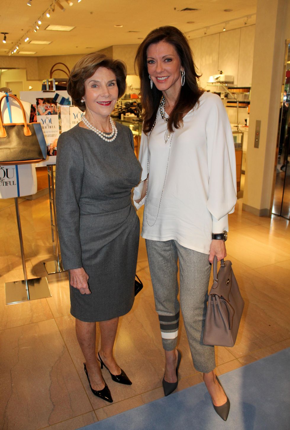 Laura Bush, Charlotte Jones Anderson, DCC 10 Best Dressed Luncheon