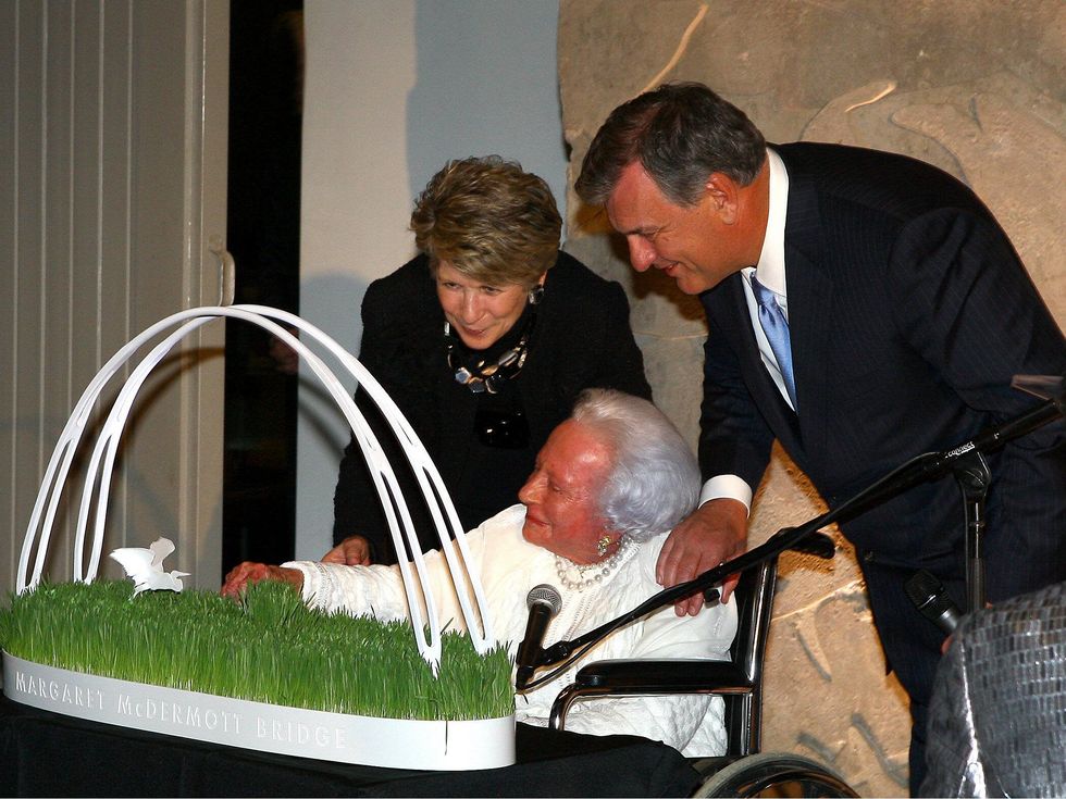 Laura Miller, Margot McDermott, Mike Rawlings, Trinity Trust, Toast to the Trails