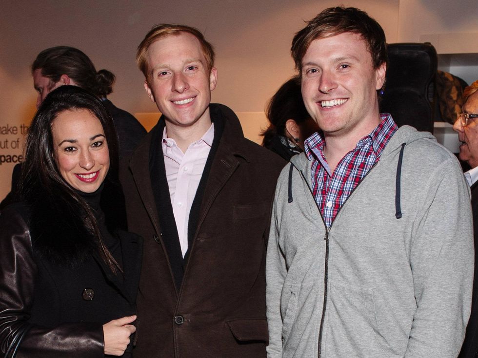 Lauren Lieberman, Brian Beneke, Stan Cunningham, Dwell Wrap Party