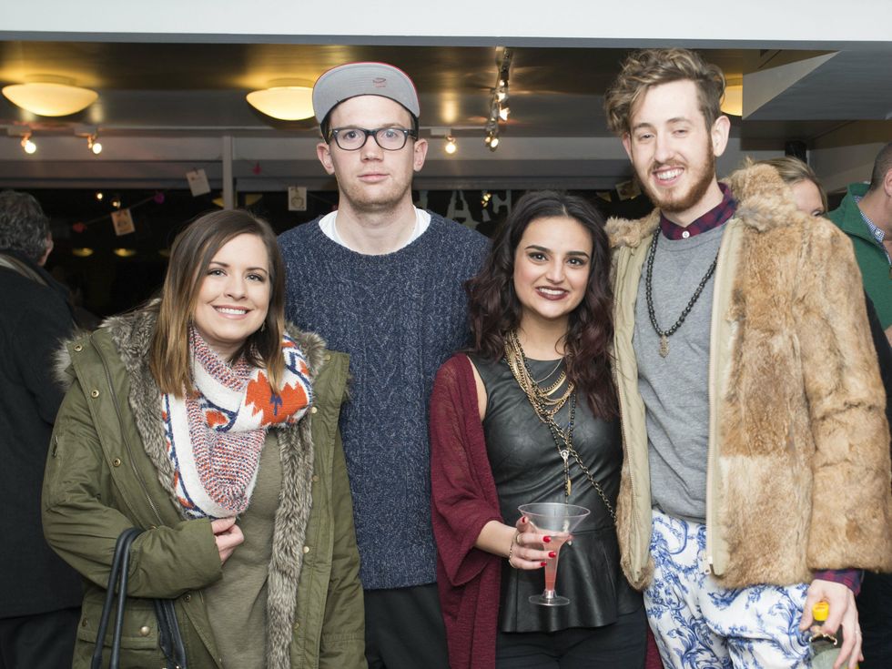 Lauren Myers, George Williams, Maria Sardi, Zach Phillips, Dear Clark 7 year party