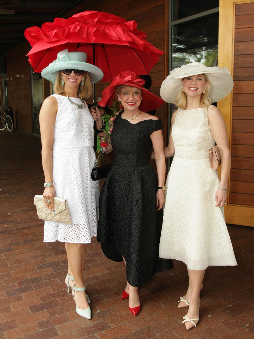 Lauren Palmer, Most Elegant; Sharla Bush, Debbie Yarbourgh, Mad Hatter's Tea