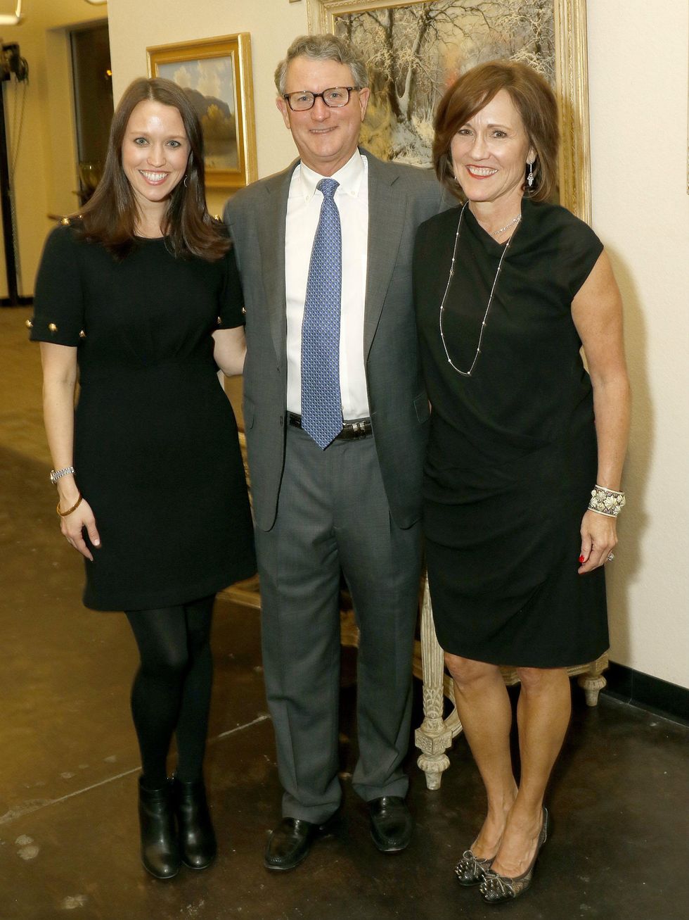 Lauren Shuford, Kathi and Scott Shuford, SVL Patron Party