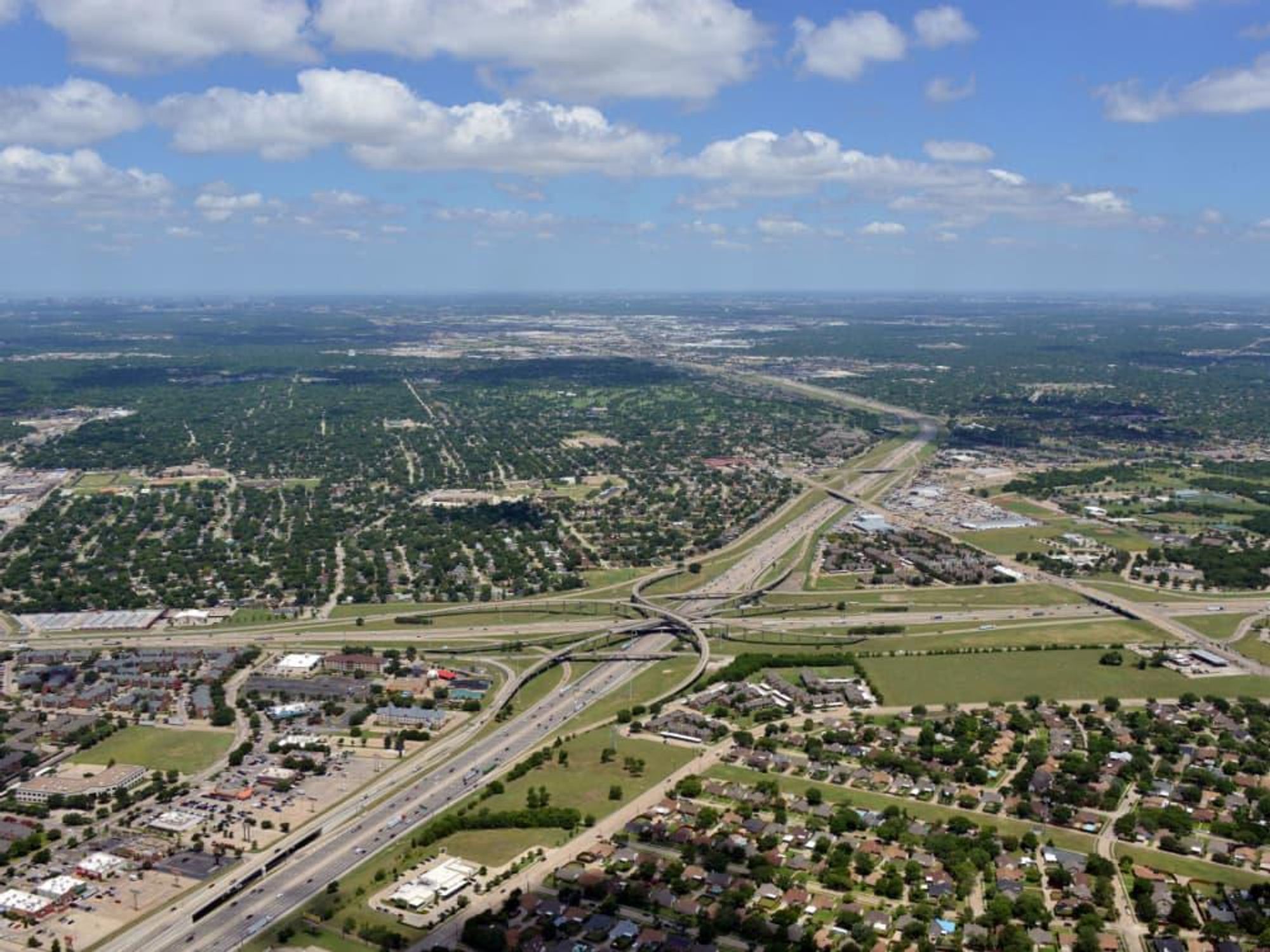 LBJ / 75 / north dallas skyline