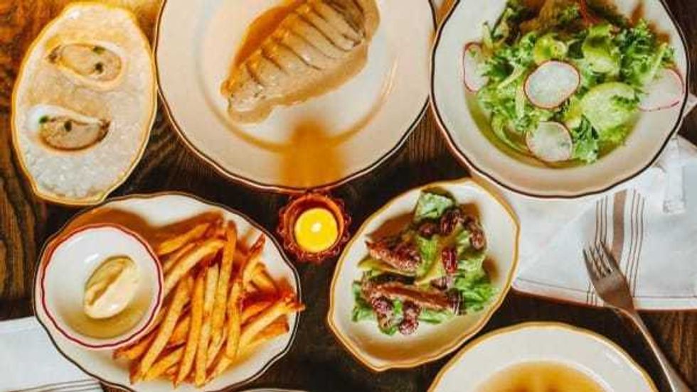 Le Calamar dishes