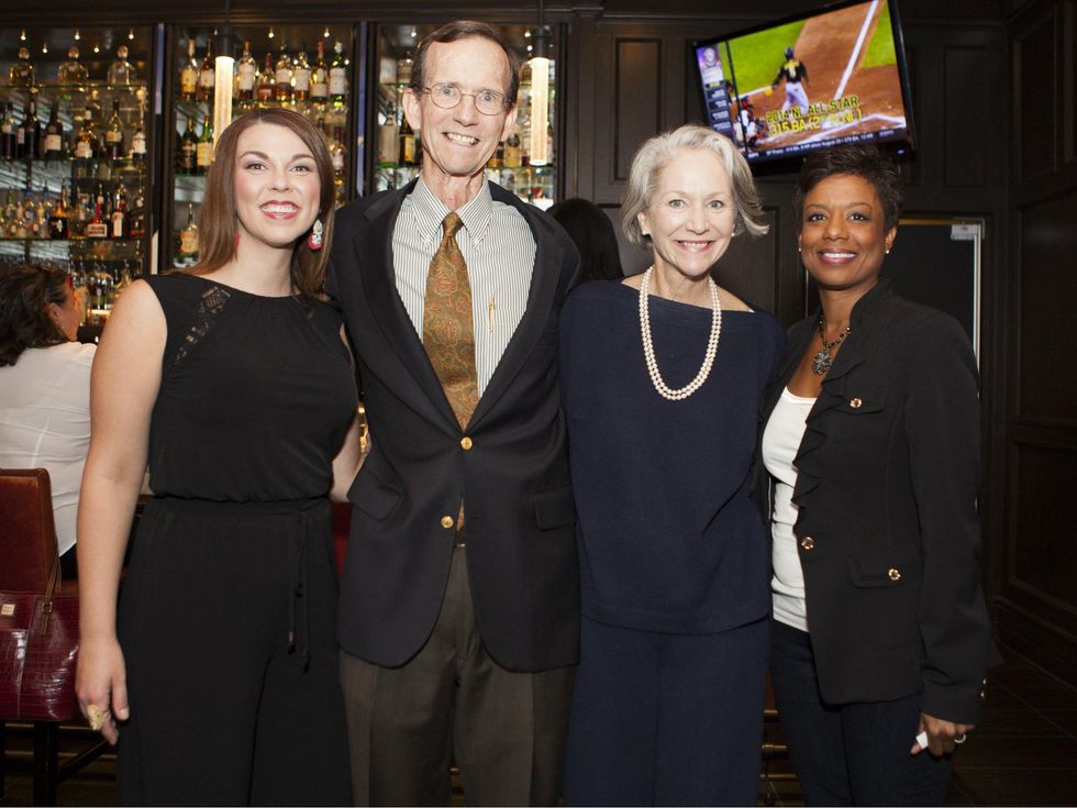 Leah Weatherl, Scott Burford, Paula Burford, Tami Ryan at MS On the Move kickoff 2014