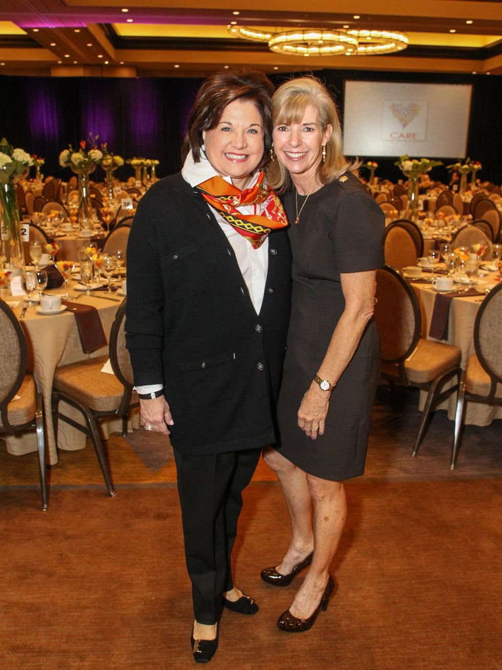 Lee Ann White and CARE Board Chairman Jan Osborn, CARE Breakfast