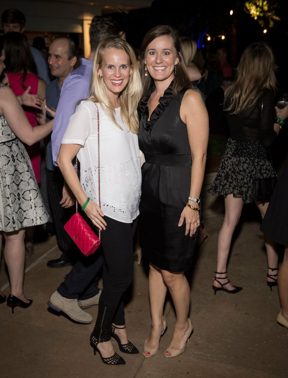 Lee Warmack McDonald, Lauren McClaughlin at Bubbly Q