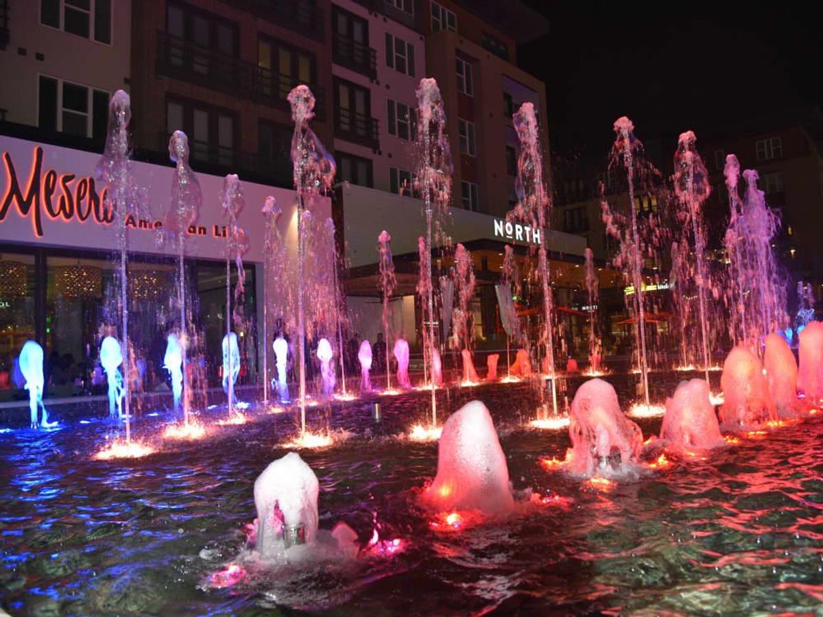 Stop and see the fountain show. CultureMap Dallas