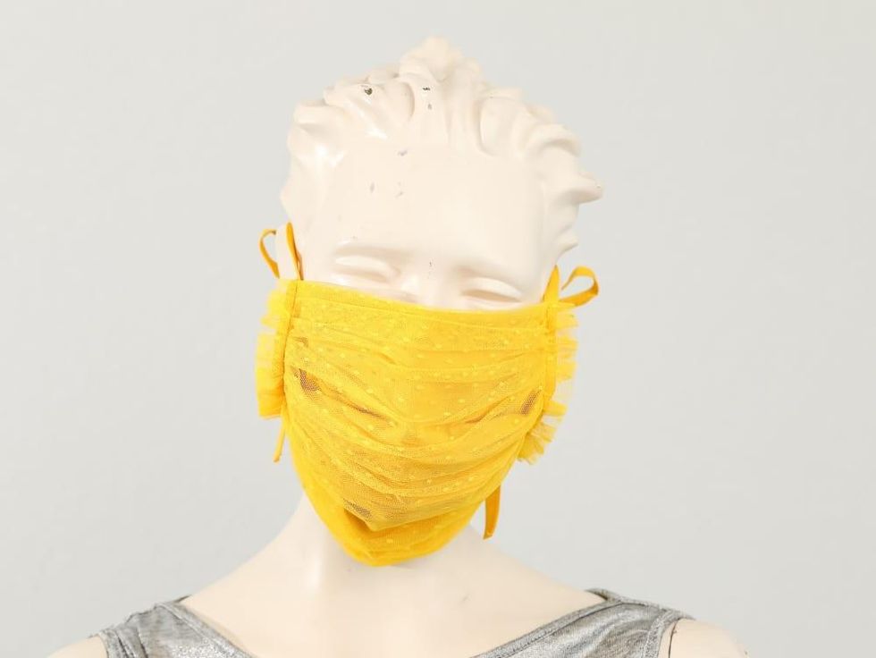Lela Rose mask, Fashion Meets Masks
