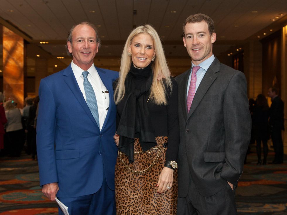Leo Corrigan, Susie Corrigan, DeWitt Corrigan at Living Legend Luncheon with George W. Bush