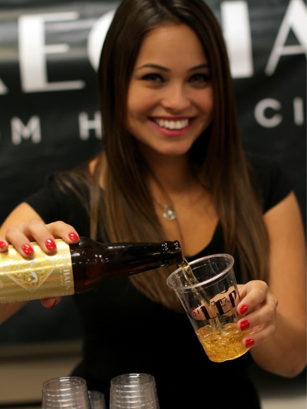 Leprechaun Cider girl