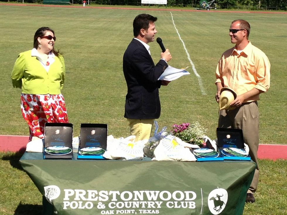 Leslie Blum, Ron Corning, Eric Lindh, Polo on the Lawn