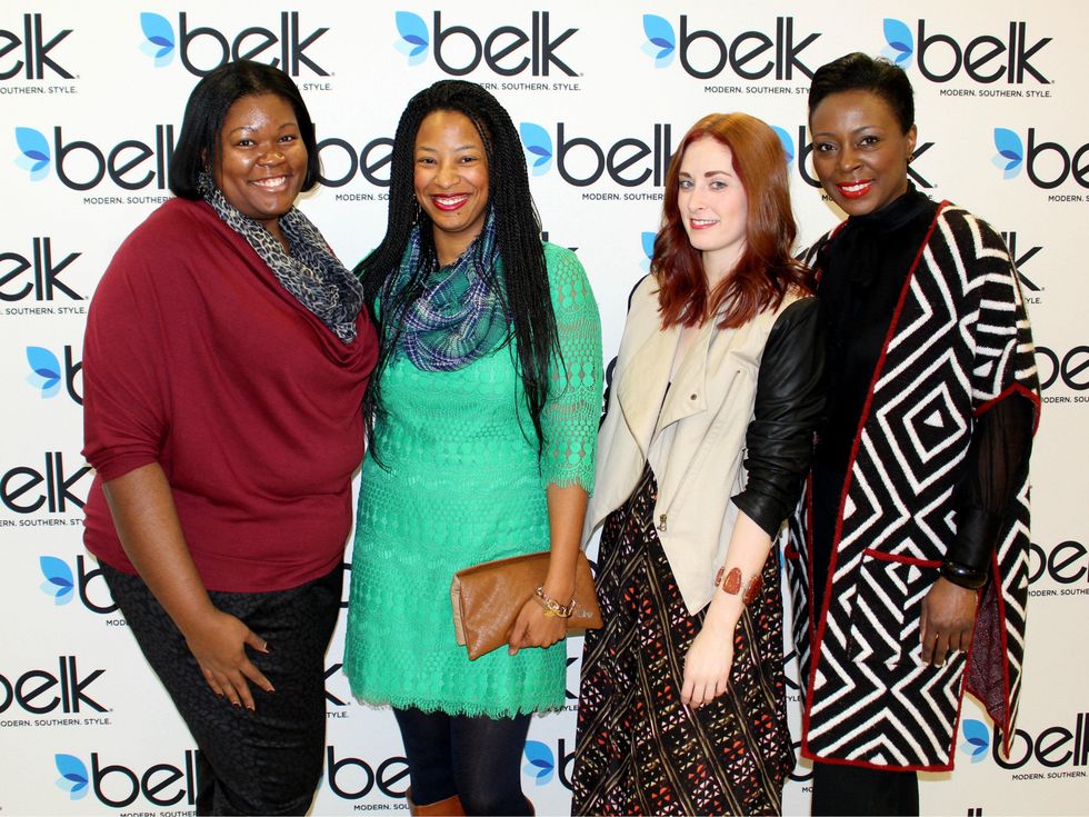 Leslie Chatman, Leah Frazier, Amber LaFrance, Charmaine Marshall (Belk), Spring Break Fashion Tour