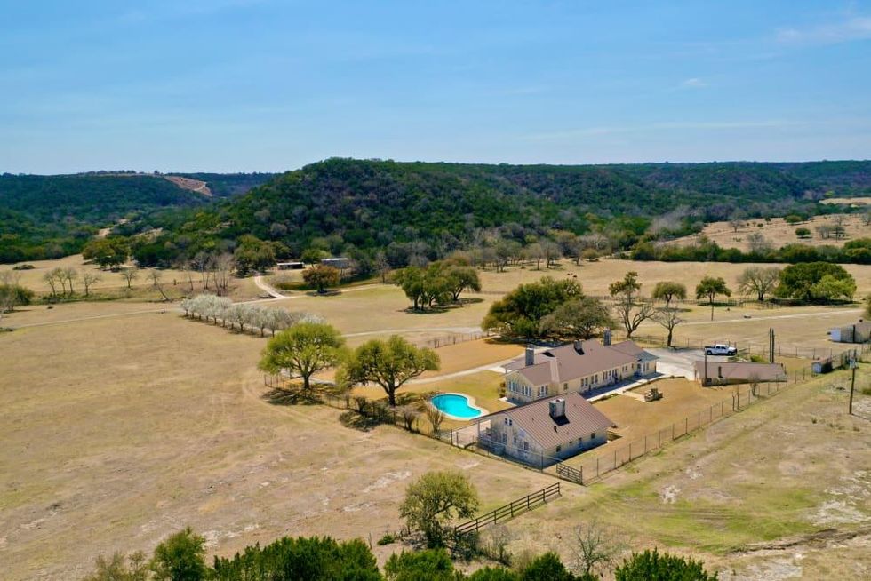 George Hill socially distanced at his Hill Country ranch with