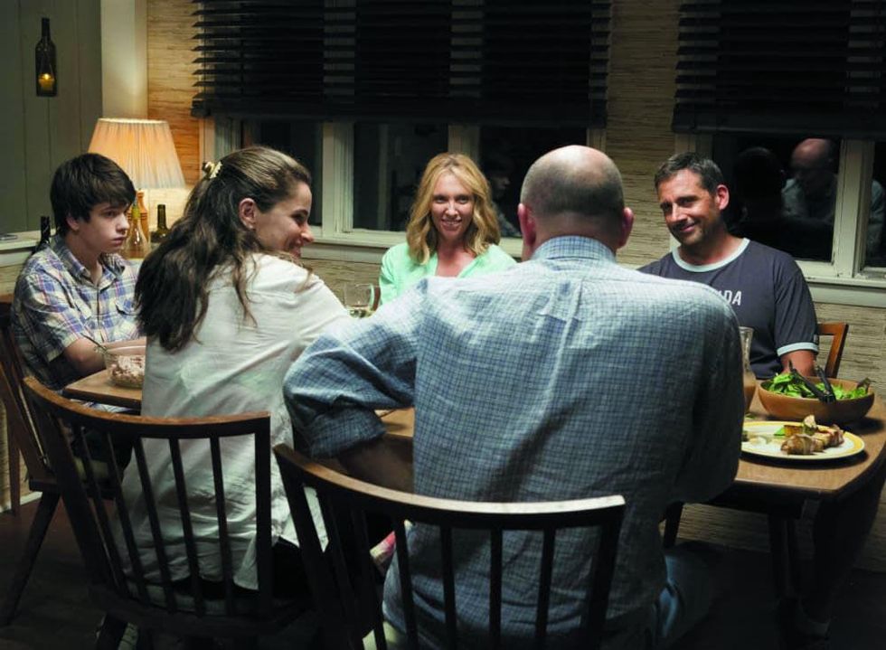 Liam James, Toni Collette, Steve Carell, Rob Corddry and Amanda Peet in The Way, Way Back