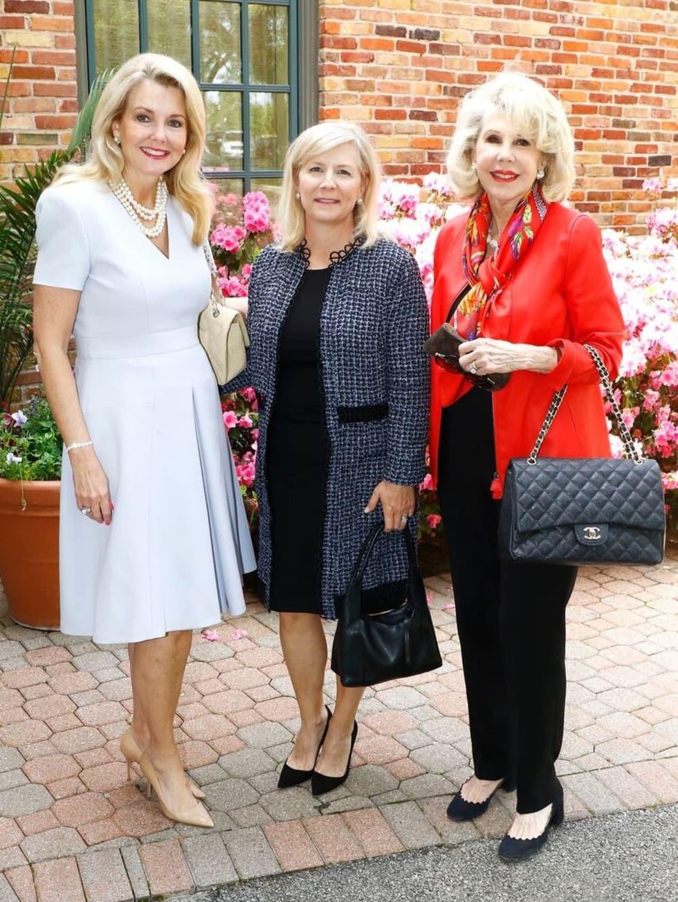 Libby Hunt, Leana Brayshaw, Sharon McCullough, PCPHS luncheon 2018