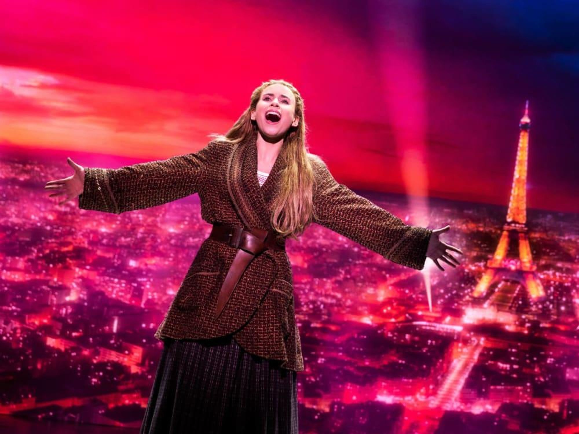 Lila Coogan in the touring production of Anastasia