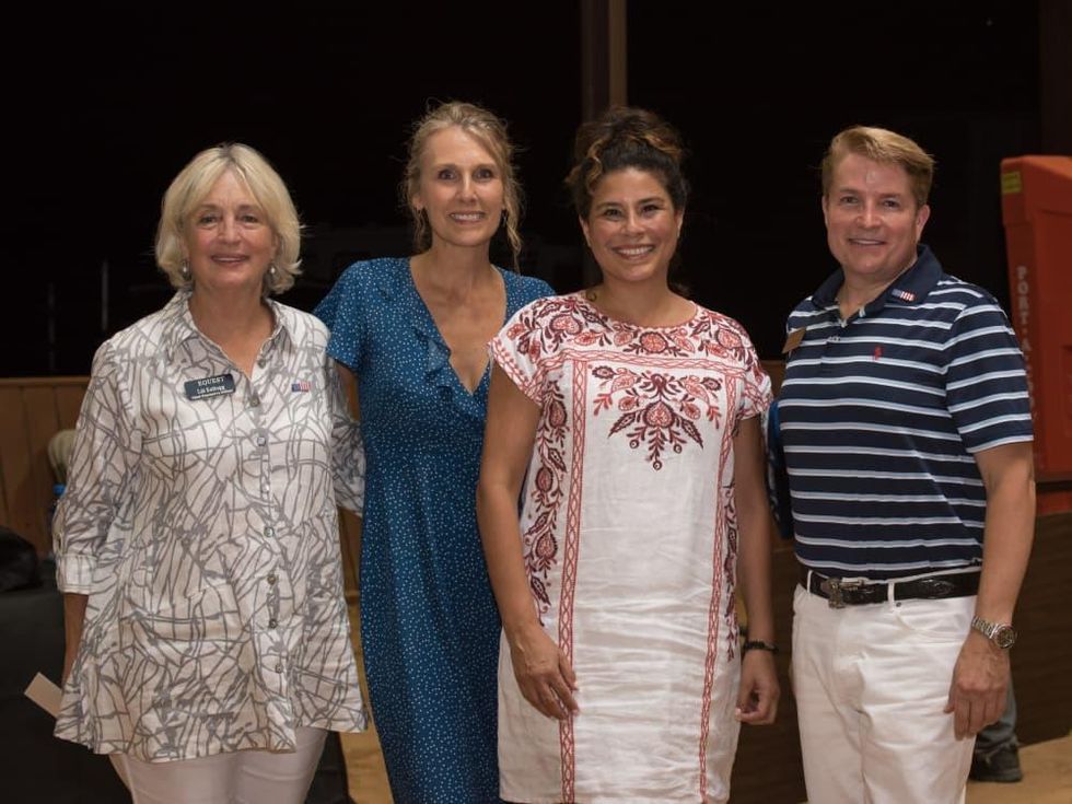 Lili Kellogg, Carolyn Anderson, Norma Jean Schaltenbrand, Andy Steingasser, Equest Boots and Salutes