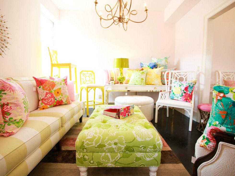 Lilly Pulitzer home room, Stella Dallas, Amber Frazee